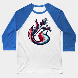 Ocean mermaid Baseball T-Shirt